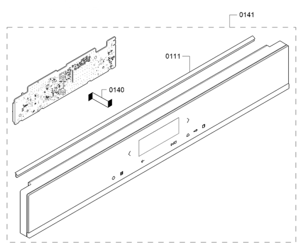 BSH 20005598 - BEDIENBLENDE FÜR MIKROWELLE SIEMENS BE732L1B1